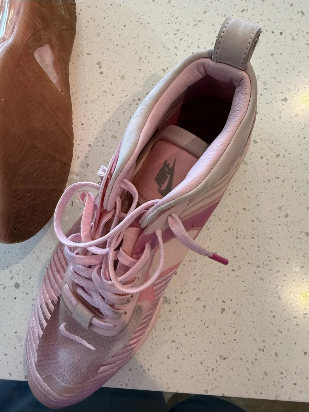 9.5 Nike LeBron X John Elliott Icon QS Basketball Shoes Tulip Pink Women’s